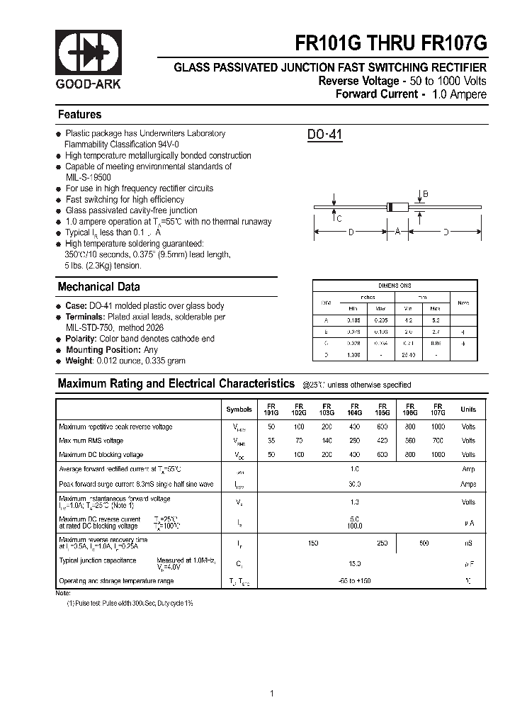 FR107G_250975.PDF Datasheet