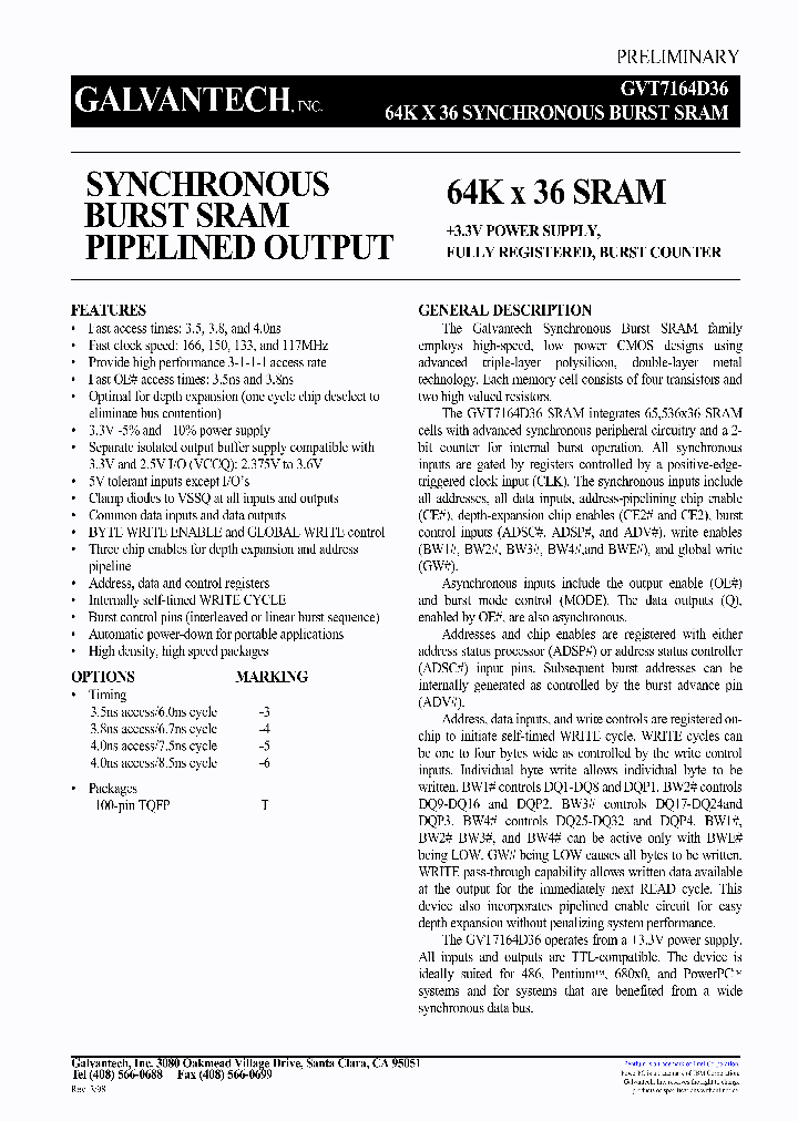 GVT7164D36_308678.PDF Datasheet