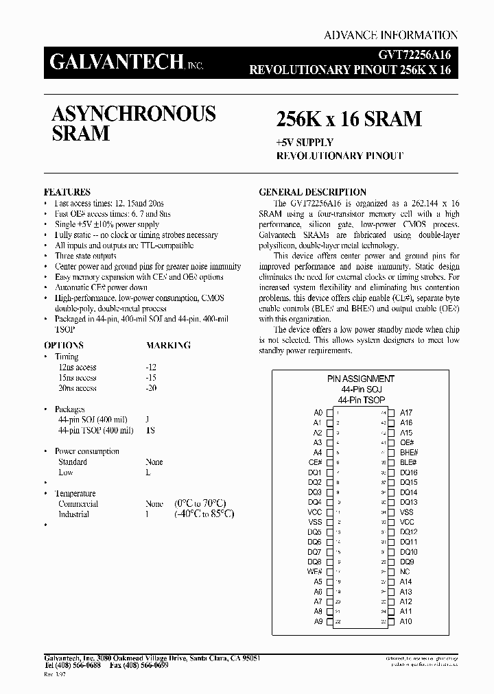 GVT72256A16_311639.PDF Datasheet