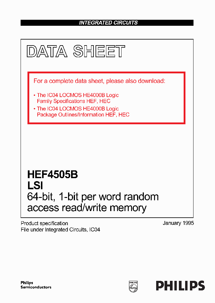 HEF4505B_318427.PDF Datasheet
