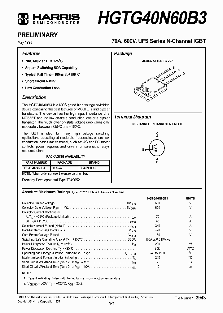 HGTG40N6_369314.PDF Datasheet