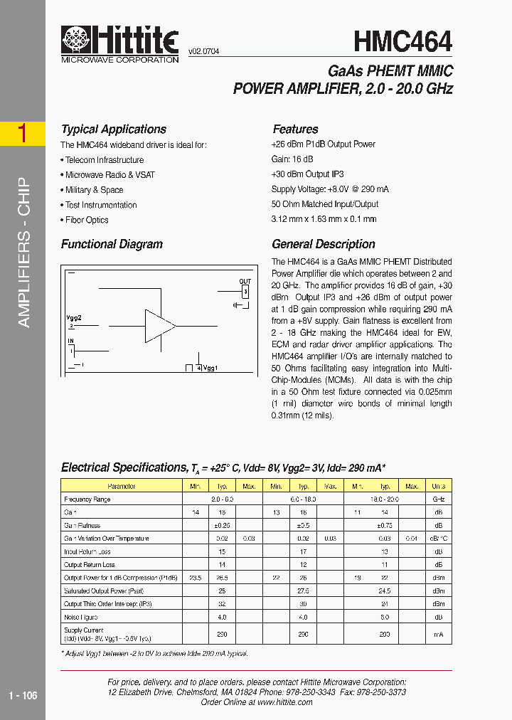 HMC464_351093.PDF Datasheet