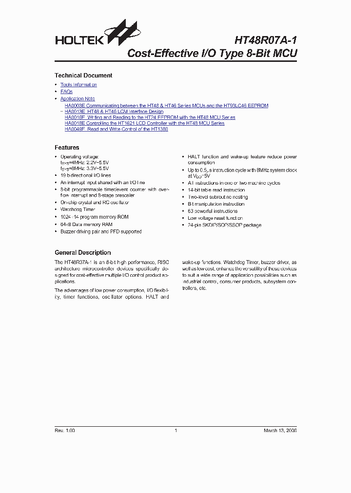 HT48R07A-1_336117.PDF Datasheet