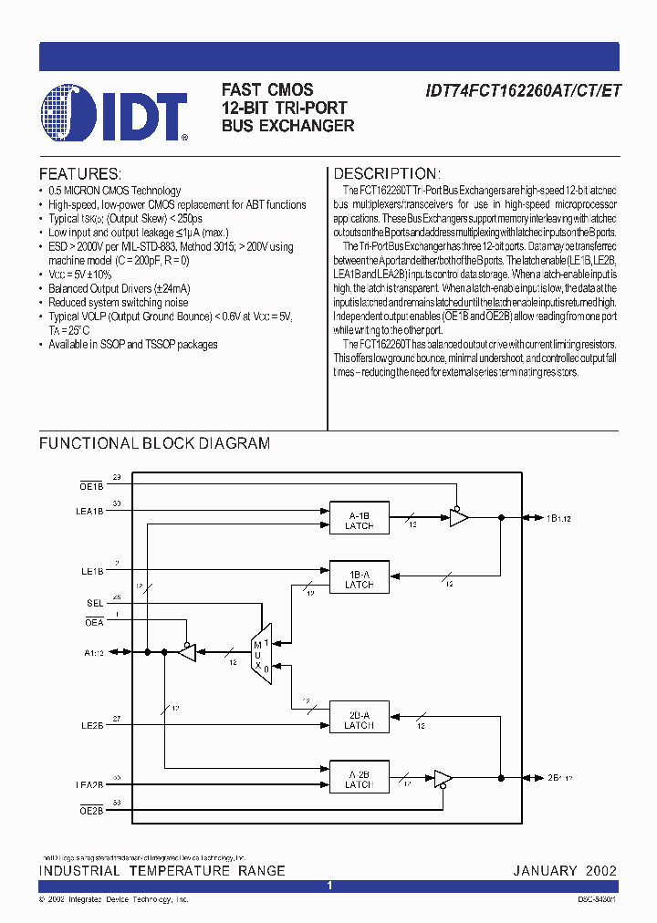 IDT74FCT162260CT_313742.PDF Datasheet