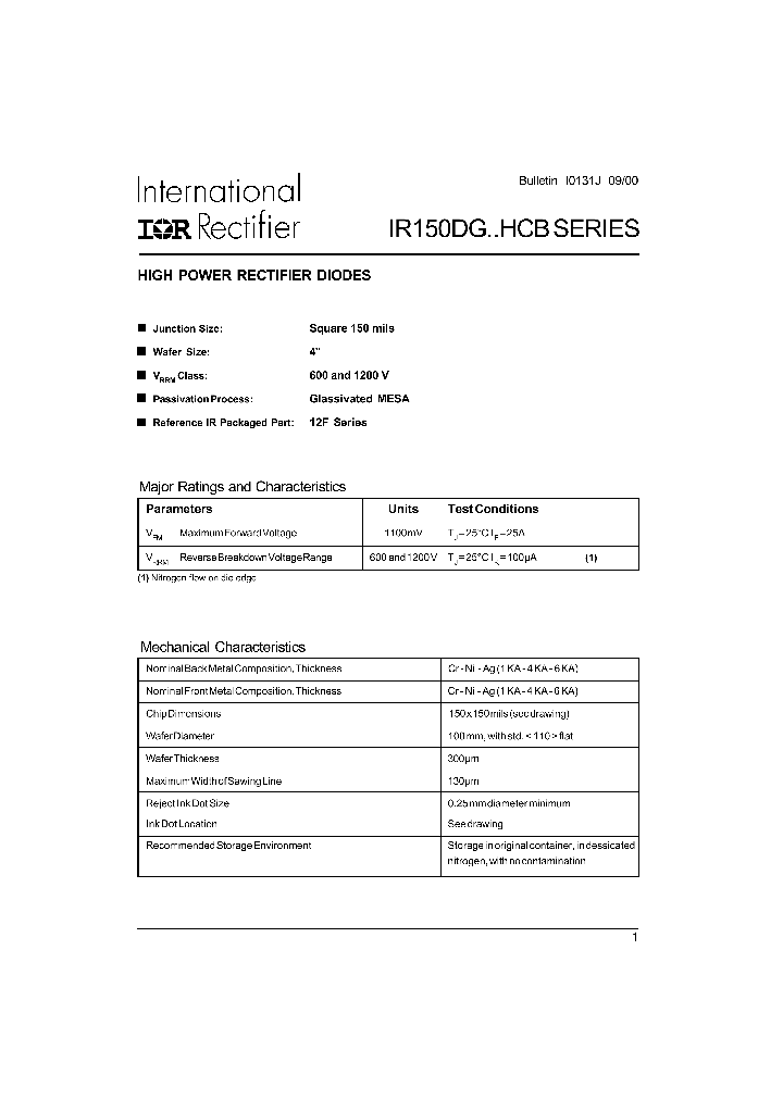 IR150DGHCBSERIES_198497.PDF Datasheet