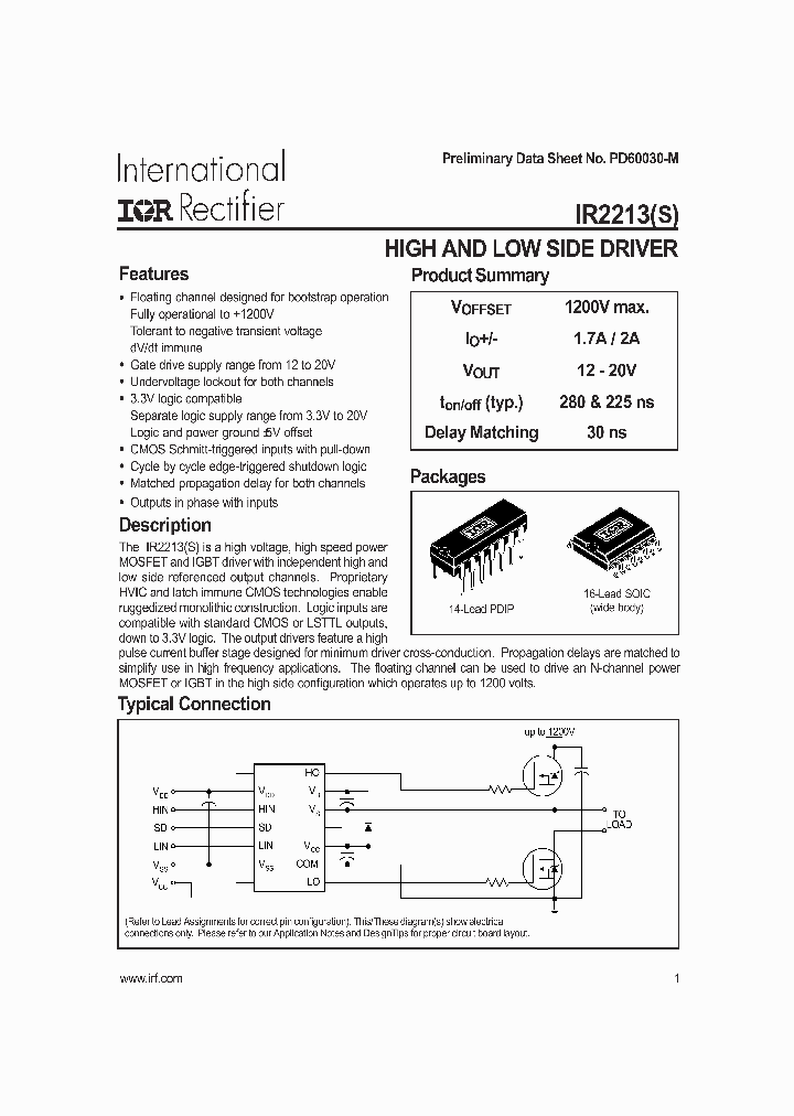 IR2213S_195706.PDF Datasheet