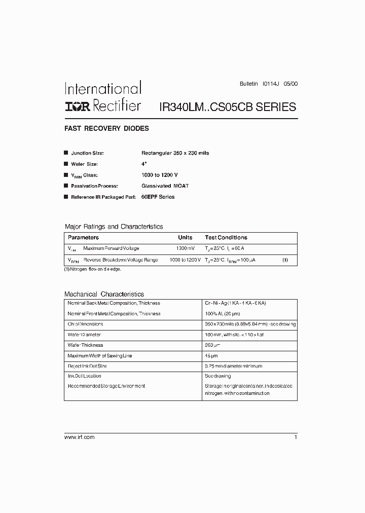 IR340LMCS05CBSERIES_308362.PDF Datasheet