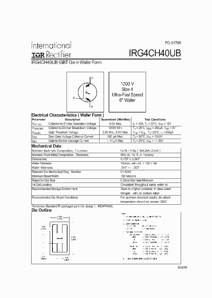 IRG4CH40UB_187449.PDF Datasheet