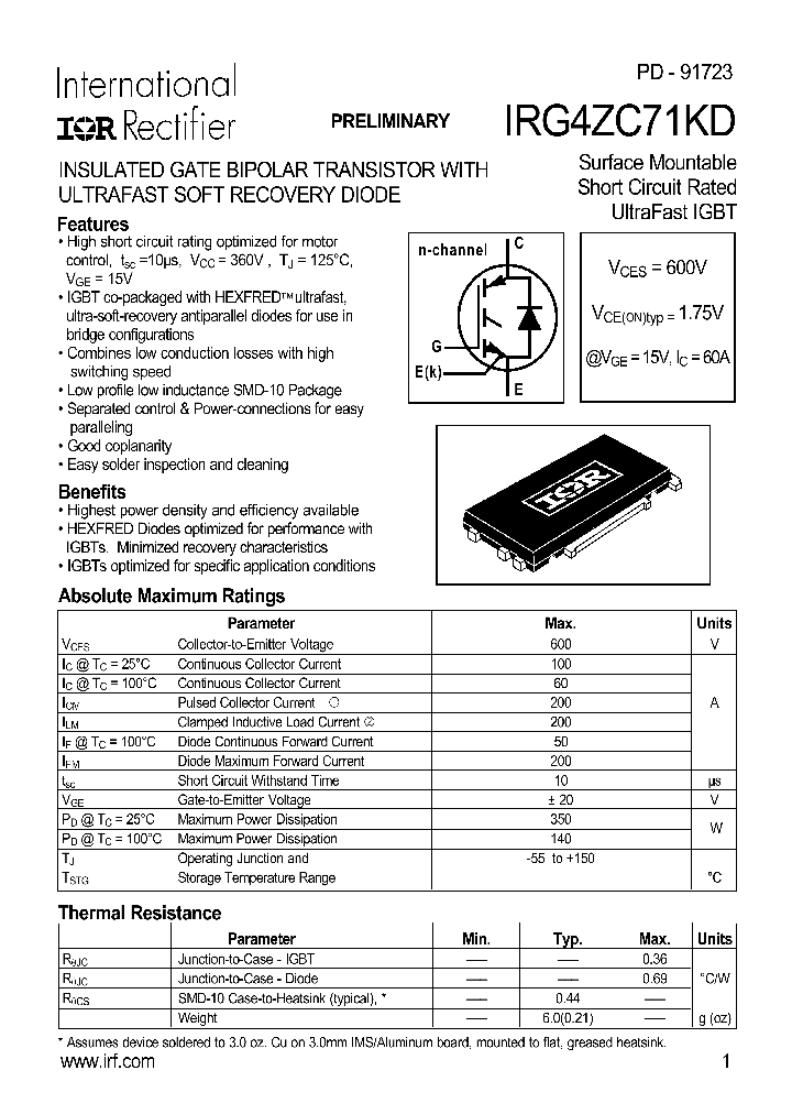 IRG4ZC71KD_320540.PDF Datasheet