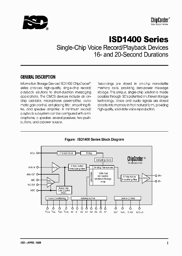 ISD1420PI_198586.PDF Datasheet