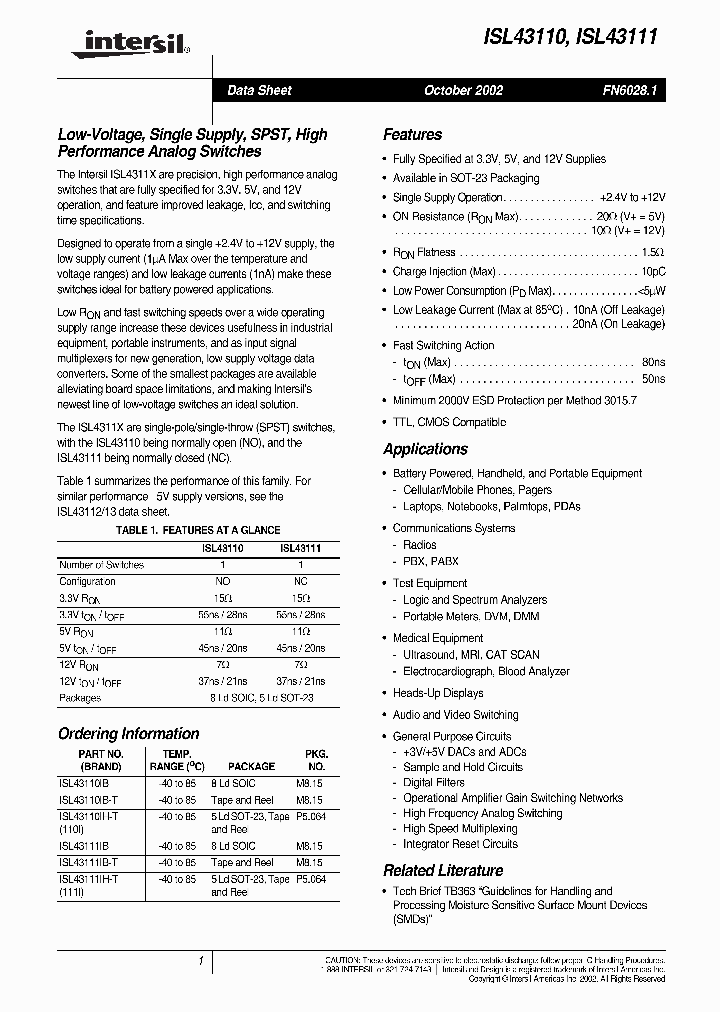 ISL43110ISL43111_181791.PDF Datasheet