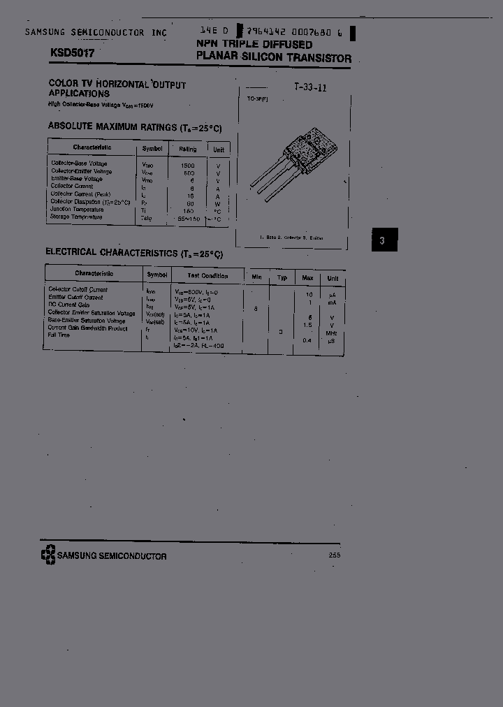 KSD5017_336302.PDF Datasheet