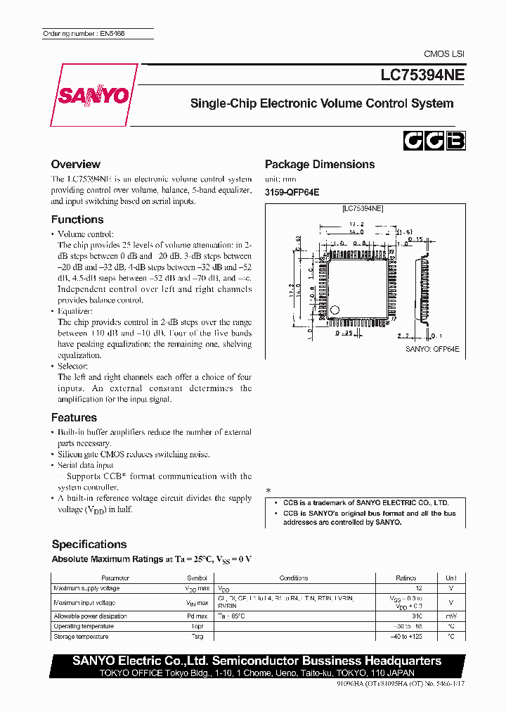 LC75394_27882.PDF Datasheet