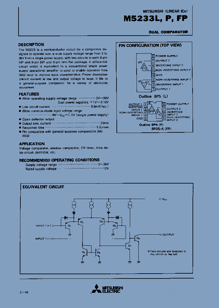 M5233FP_150130.PDF Datasheet
