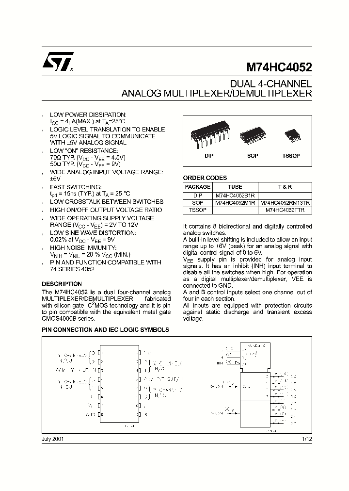 M74HC4052M_310192.PDF Datasheet