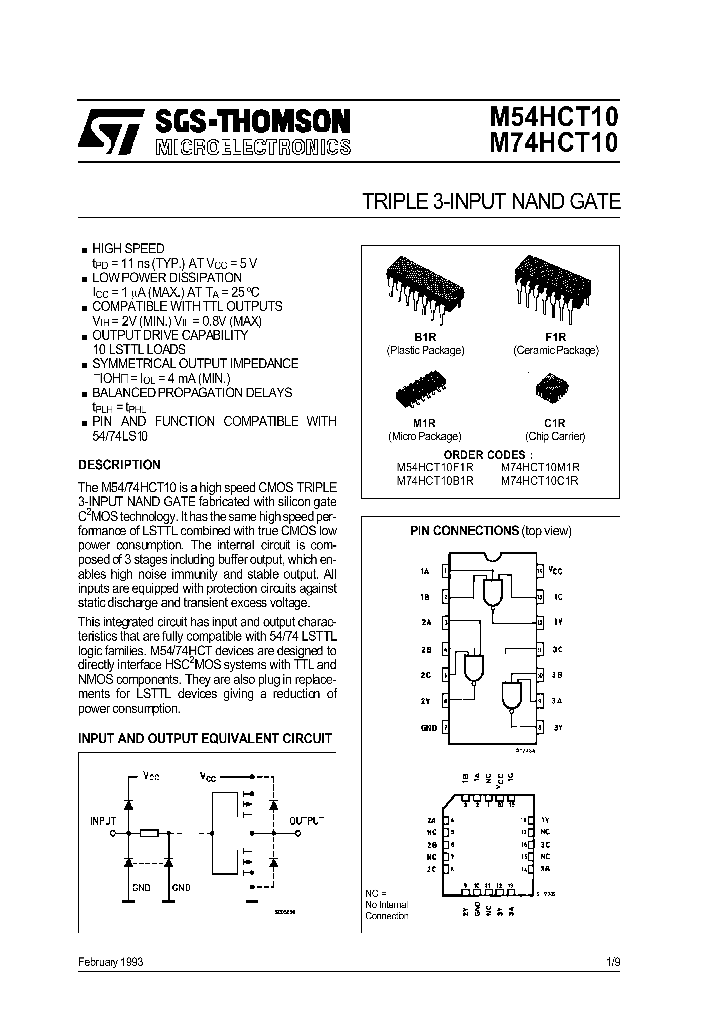M74HCT10B1R_75111.PDF Datasheet
