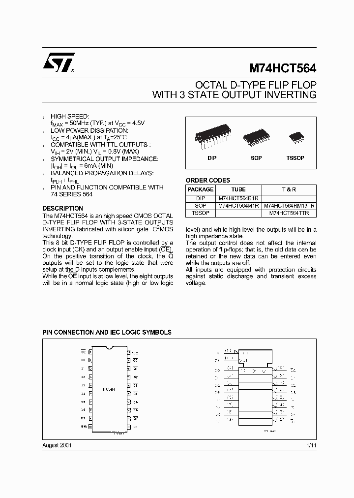 M74HCT564_317740.PDF Datasheet