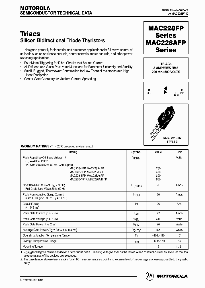 MAC228A10FP_38931.PDF Datasheet