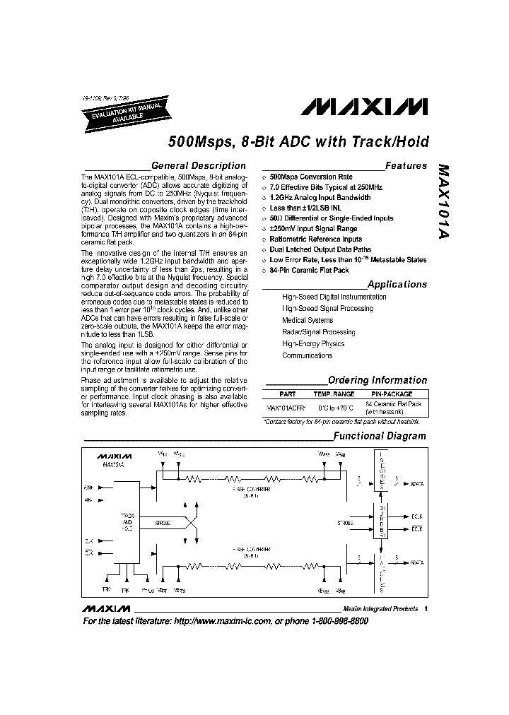 MAX101A_2756.PDF Datasheet