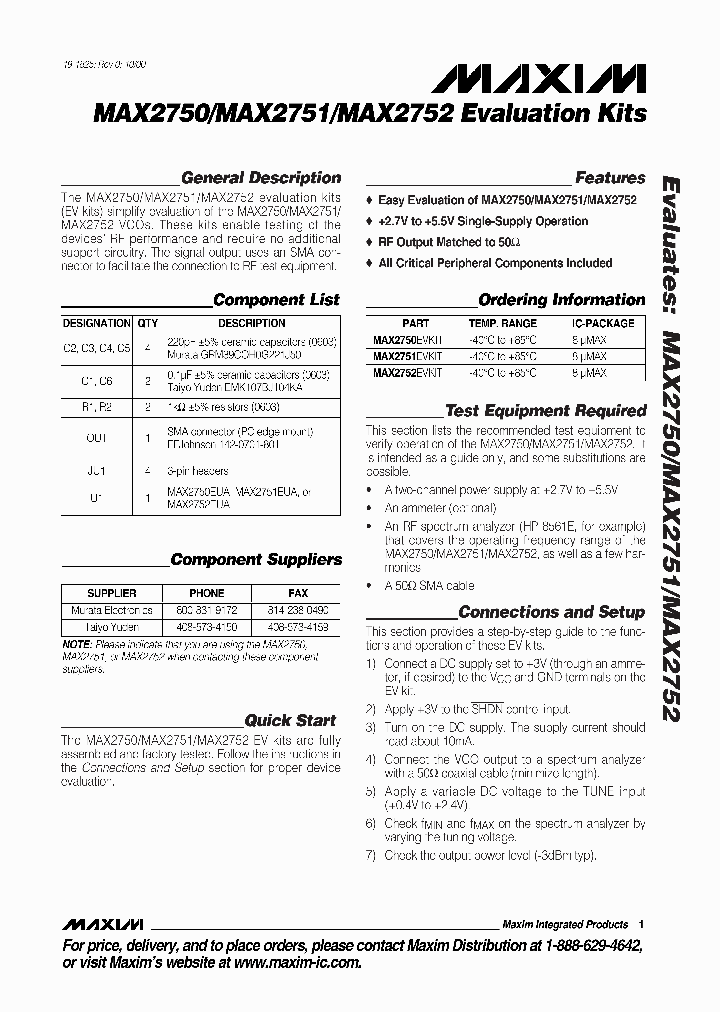 MAX2751EVKIT_320565.PDF Datasheet