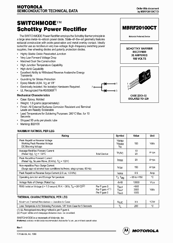 MBRF20100CTD_331568.PDF Datasheet