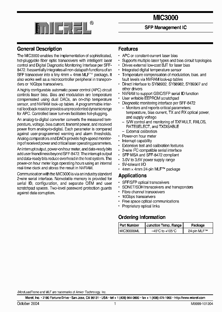 MIC3000BML_346813.PDF Datasheet