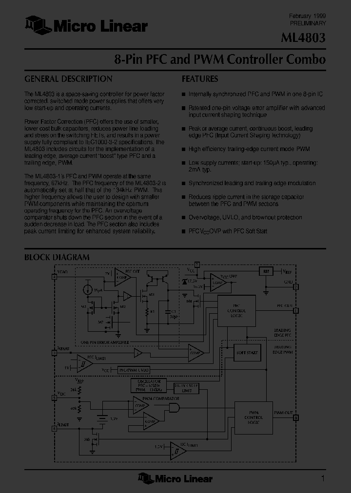 ML4803_365619.PDF Datasheet