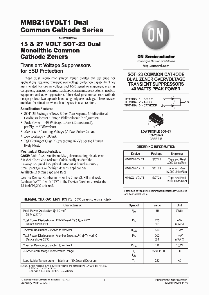 MMBZ27VCLT1_203804.PDF Datasheet