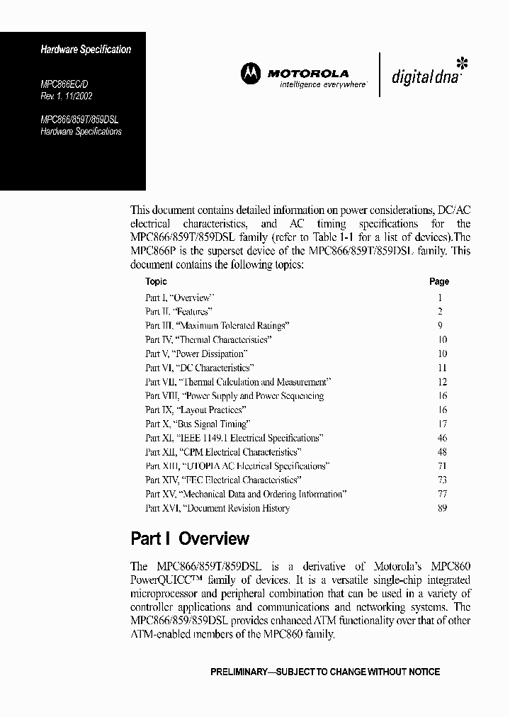 MPC859TMPC859DSL_335463.PDF Datasheet