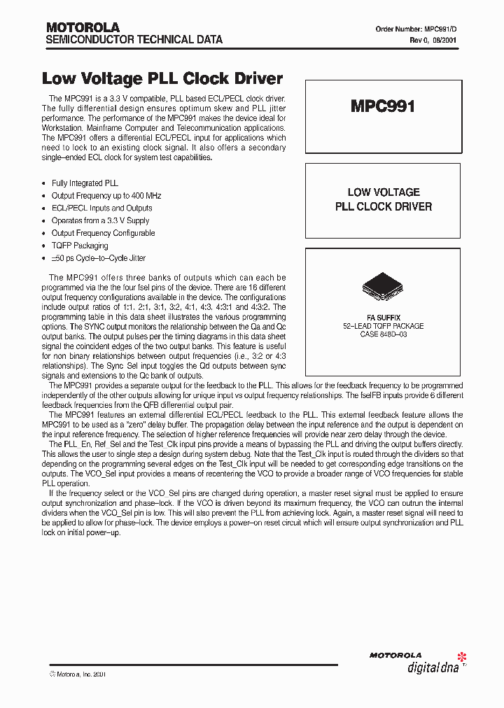 MPC991_316887.PDF Datasheet