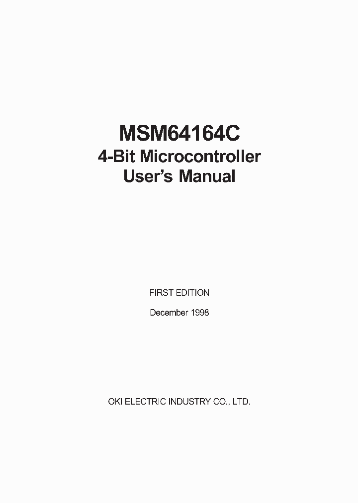 MSM64164C_201971.PDF Datasheet