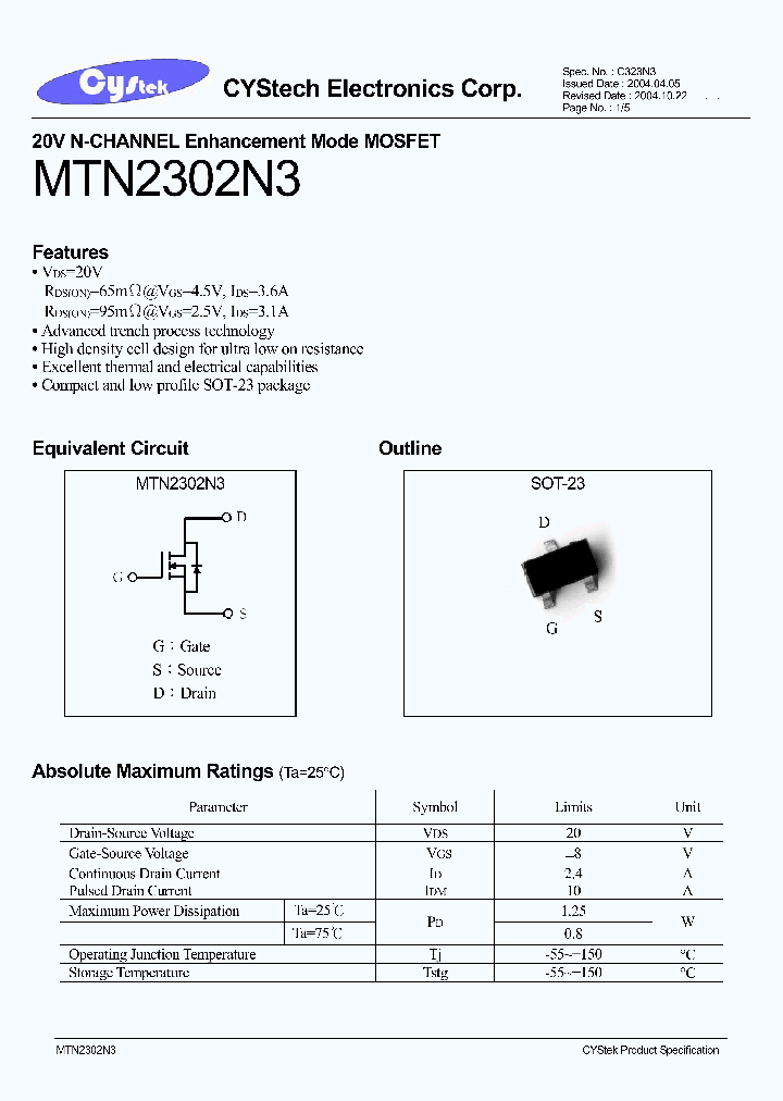 MTN2302N3_313666.PDF Datasheet