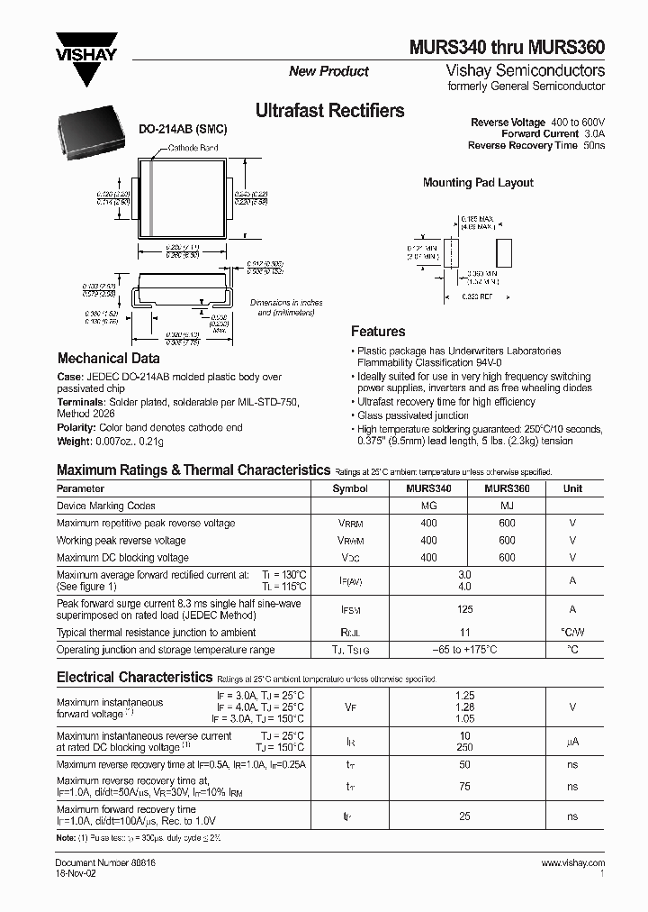 MURS360_336394.PDF Datasheet