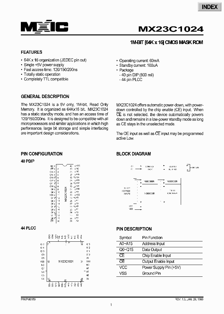 MX23C1024_353719.PDF Datasheet