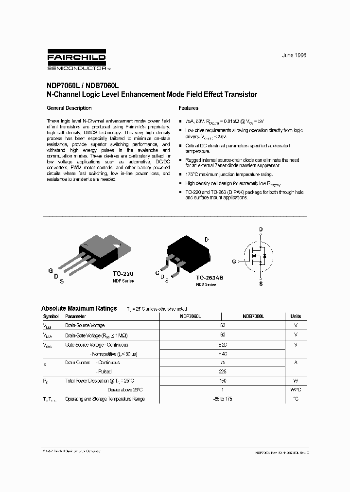 NDB7060L_114094.PDF Datasheet