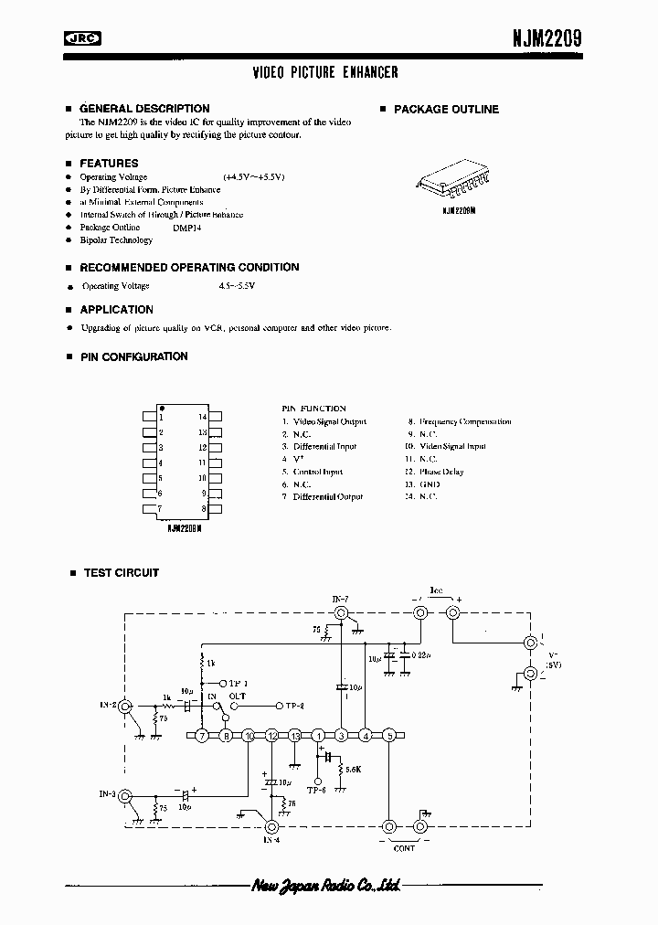 NJM2209_354322.PDF Datasheet