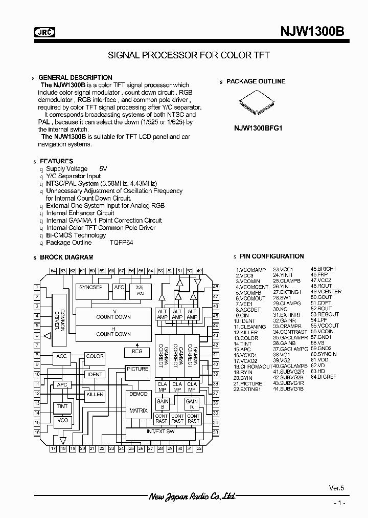 NJW1300B_317298.PDF Datasheet