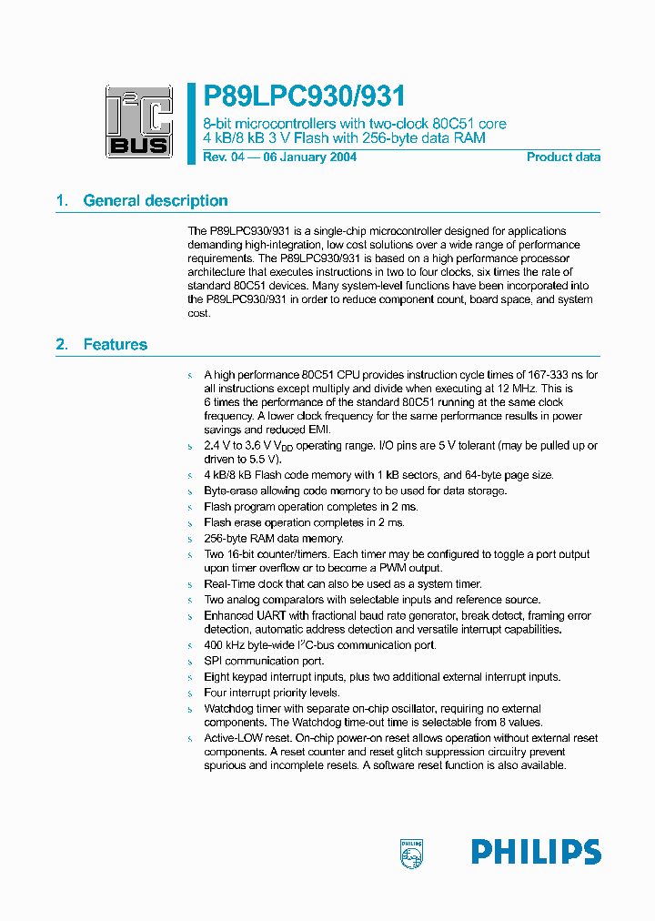 P89LPC931FDH_362189.PDF Datasheet