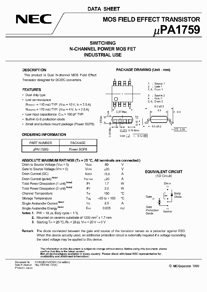 UPA1759_151476.PDF Datasheet