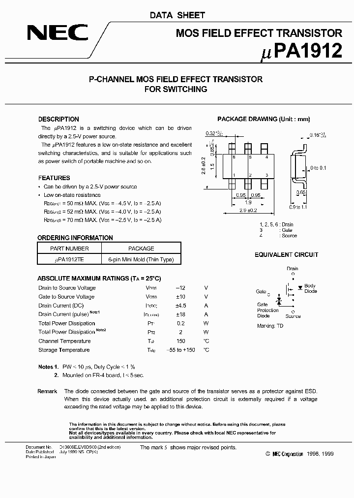 UPA1912_141759.PDF Datasheet