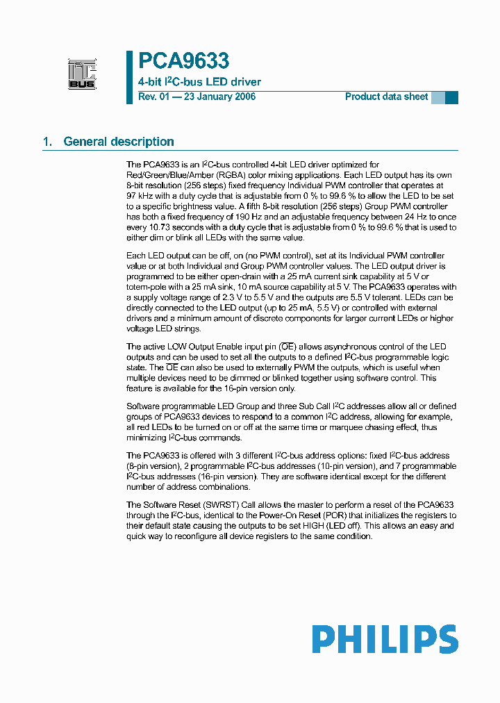 PCA9633_365352.PDF Datasheet