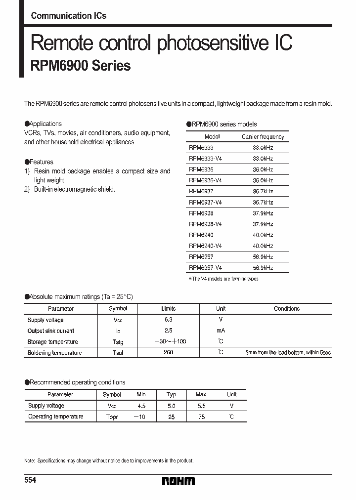 RPM6900SERIES_362840.PDF Datasheet