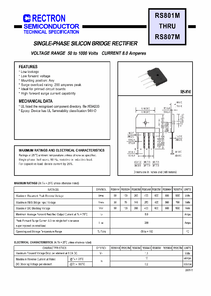 RS805M_161389.PDF Datasheet