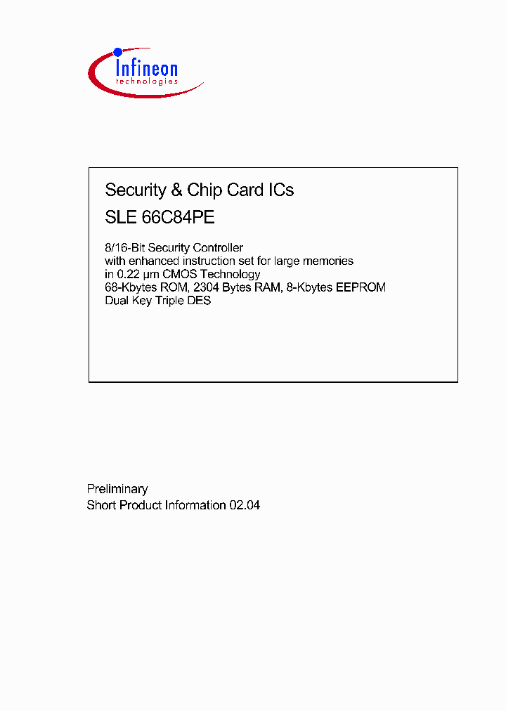 SLE66C84PE_367727.PDF Datasheet