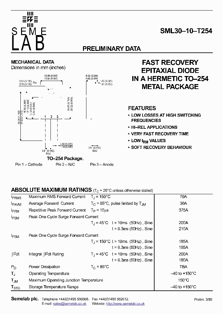 SML3010T254_386111.PDF Datasheet