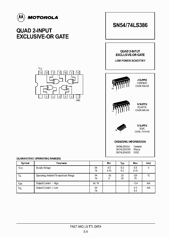 SN5474LS386_335978.PDF Datasheet