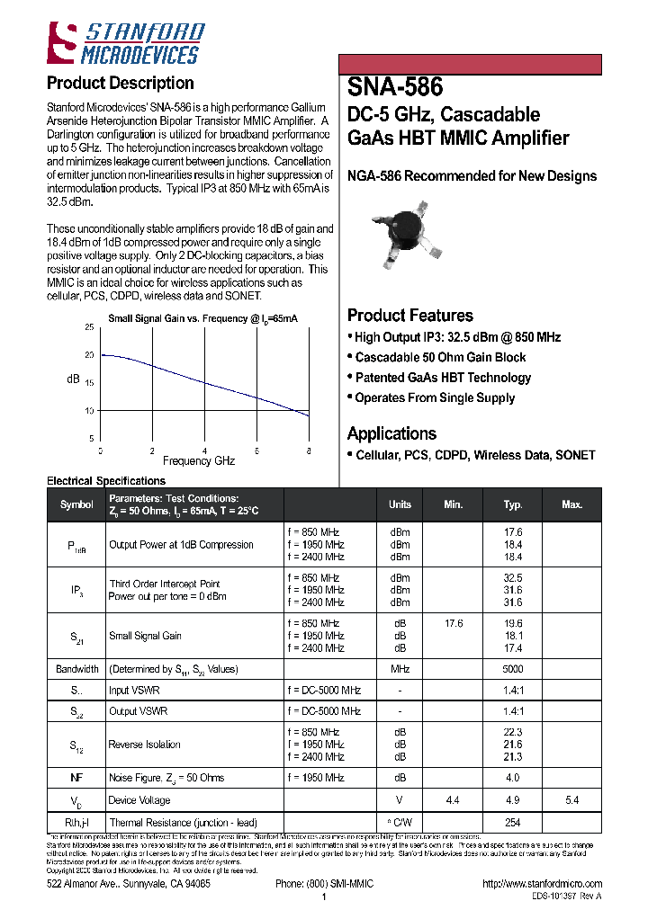 SNA-586_341811.PDF Datasheet