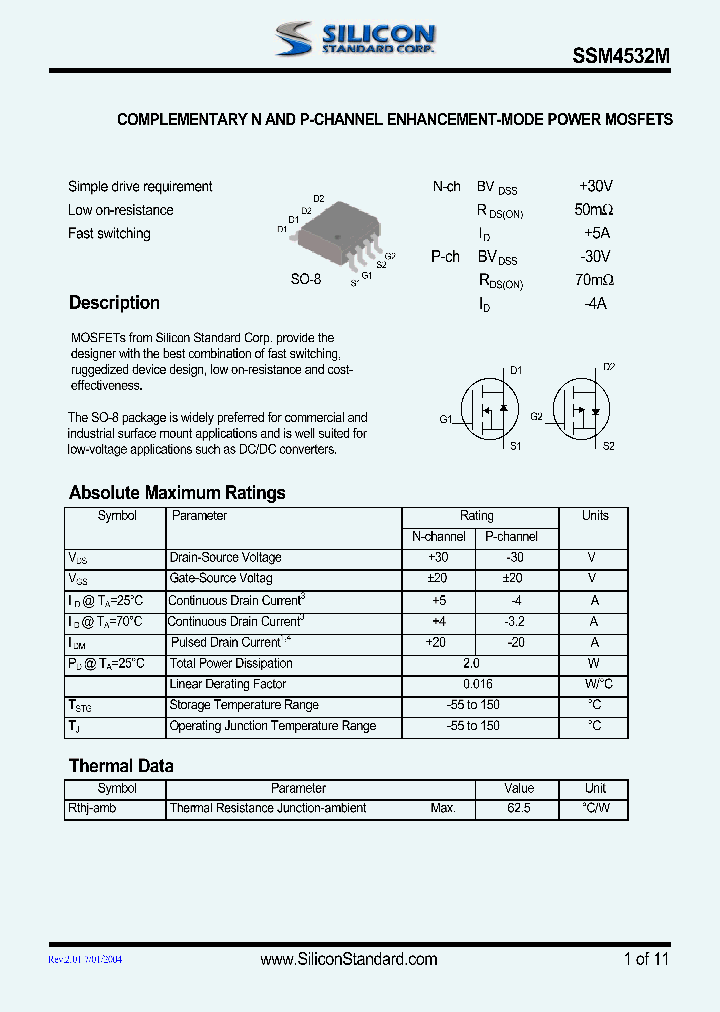 SSM4532M_354031.PDF Datasheet