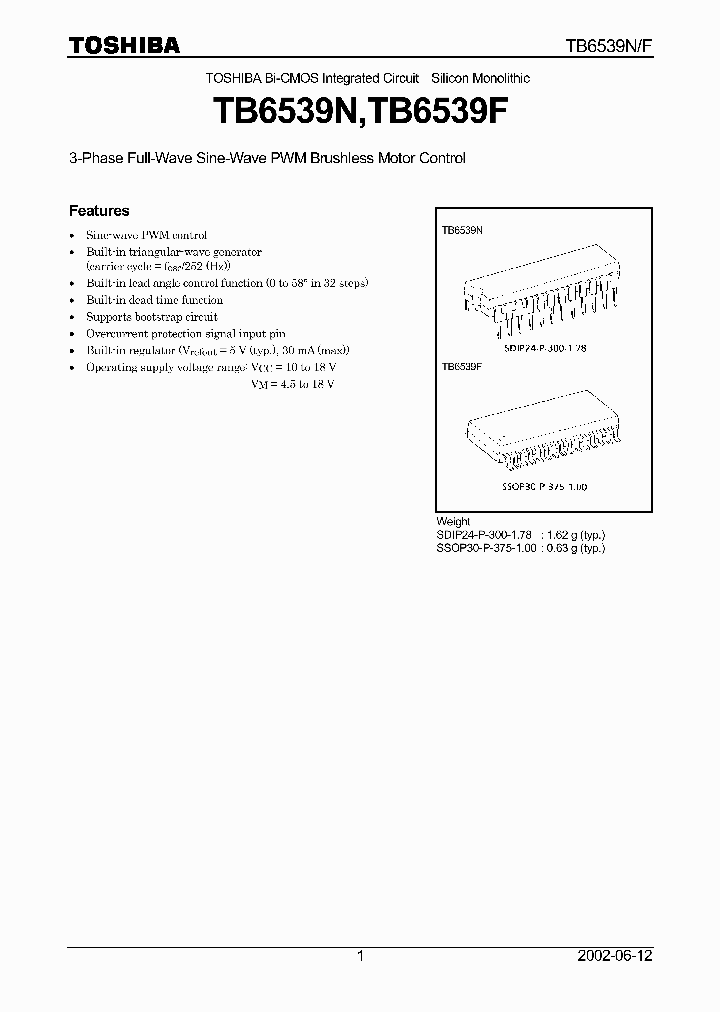 TB6539F_338077.PDF Datasheet