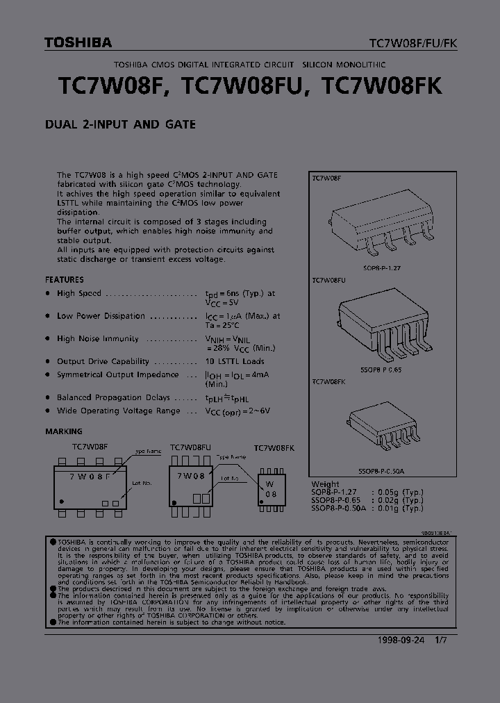 TC7W08F_126531.PDF Datasheet